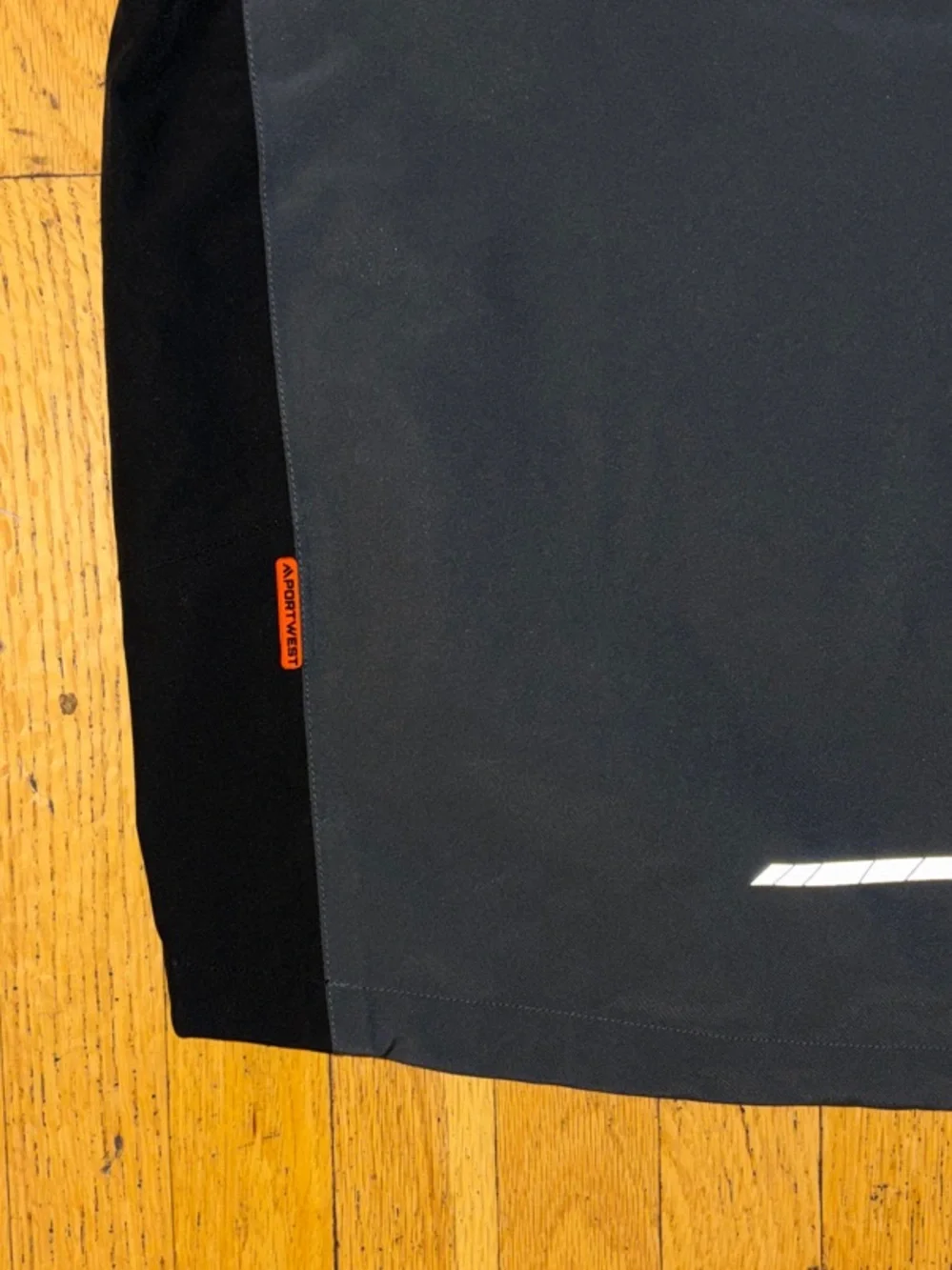 Portwest NWT EV460 Waterproof Shell Jacket - Charcoal, Black & Orange - Large